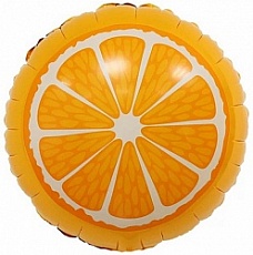 Шар (46 см) Круг,  Апельсин